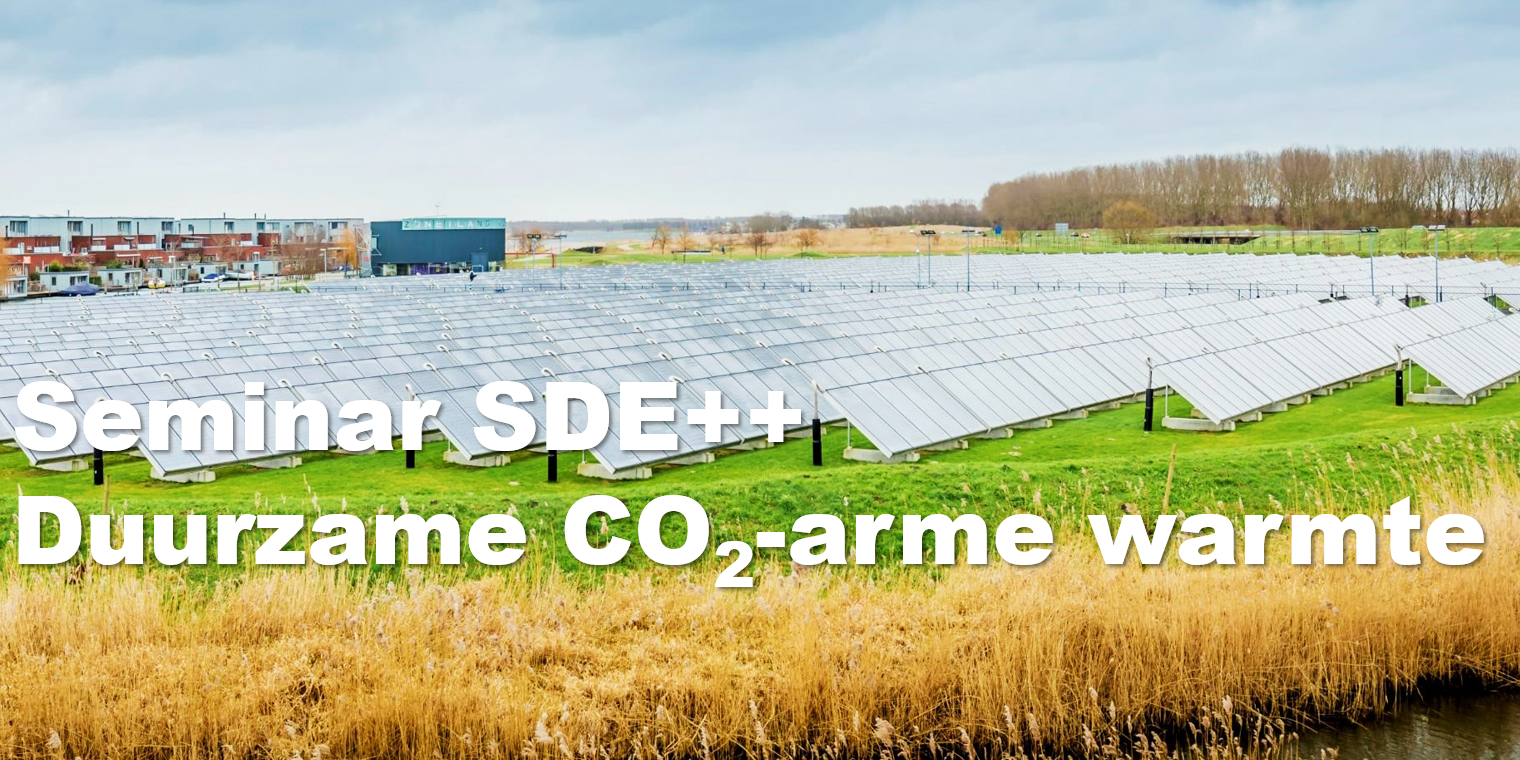 Seminar BioWKK: SDE++ voor CO₂-arme warmte