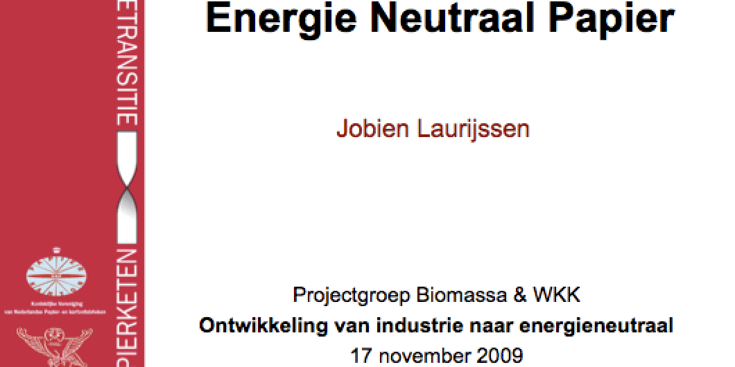 Energieneutrale industrie